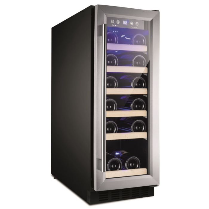 Amica AWC301SS 30cm freestanding wine cooler